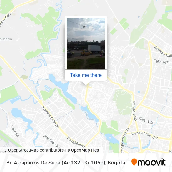 Mapa de Br. Alcaparros De Suba (Ac 132 - Kr 105b)