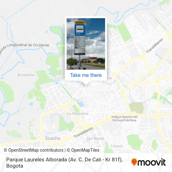 Parque Laureles Alborada (Av. C. De Cali - Kr 81f) map