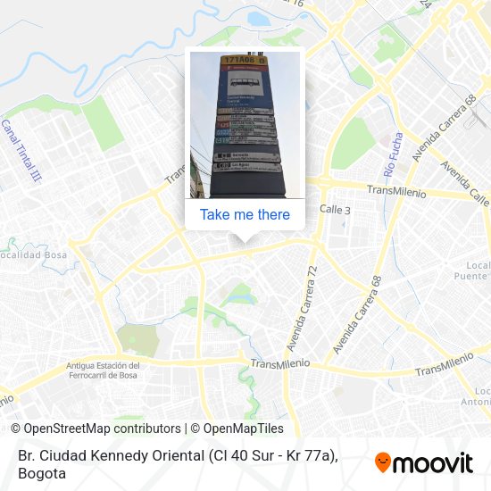 Br. Ciudad Kennedy Oriental (Cl 40 Sur - Kr 77a) map