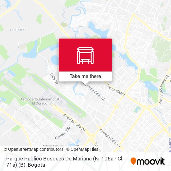 Parque Público Bosques De Mariana (Kr 106a - Cl 71a) (B) map