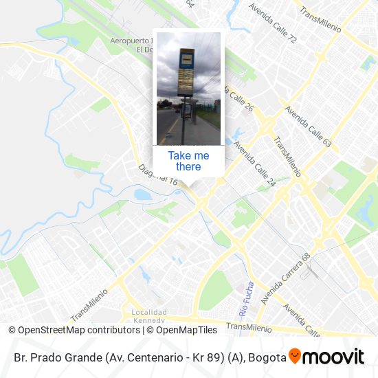 Mapa de Br. Prado Grande (Av. Centenario - Kr 89) (A)