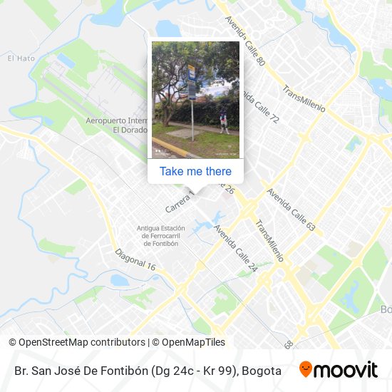 Mapa de Br. San José De Fontibón (Dg 24c - Kr 99)