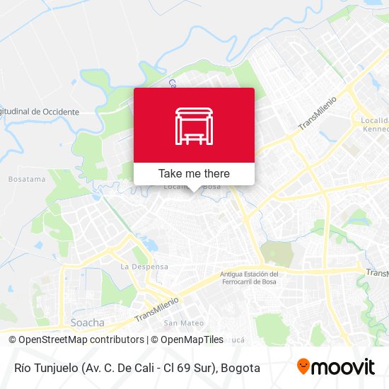 Río Tunjuelo (Av. C. De Cali - Cl 69 Sur) map
