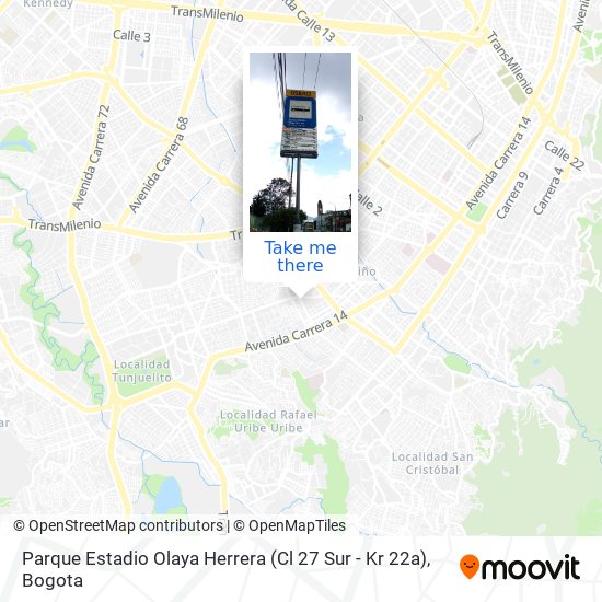 Parque Estadio Olaya Herrera (Cl 27 Sur - Kr 22a) map
