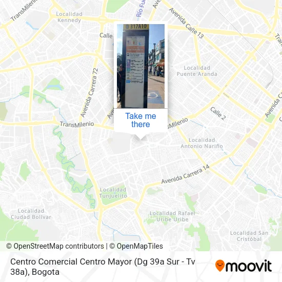 Centro Comercial Centro Mayor (Dg 39a Sur - Tv 38a) map