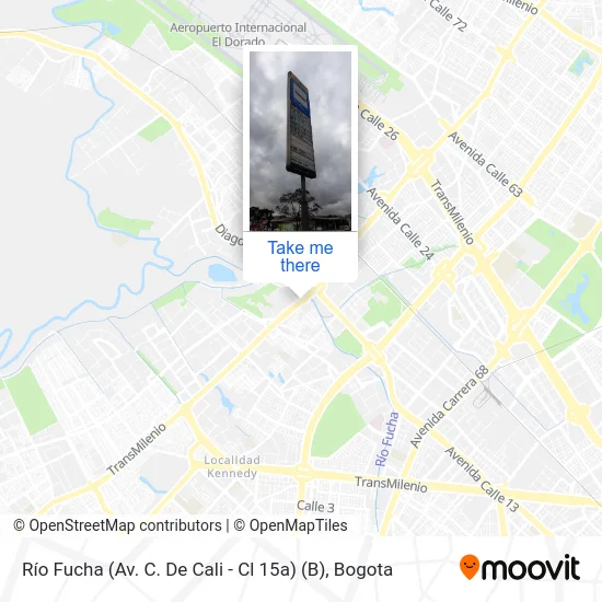 Río Fucha (Av. C. De Cali - Cl 15a) (B) map