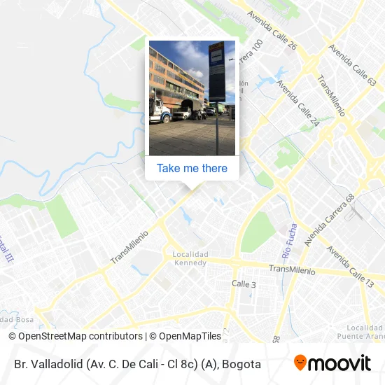 Br. Valladolid (Av. C. De Cali - Cl 8c) (A) map