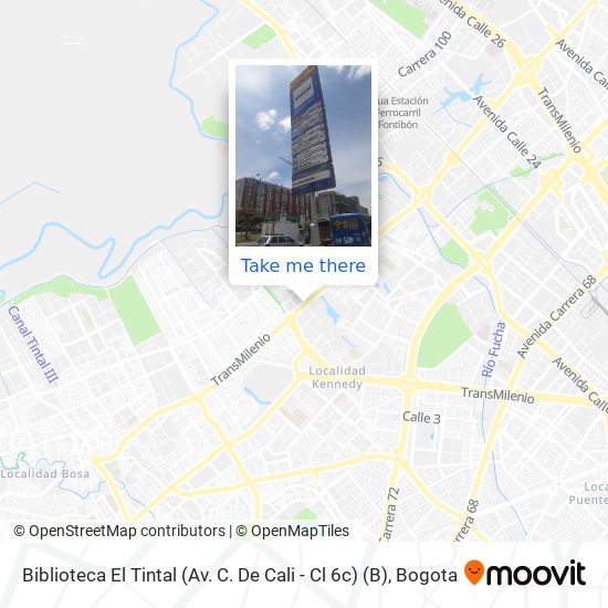 Biblioteca El Tintal (Av. C. De Cali - Cl 6c) (B) map