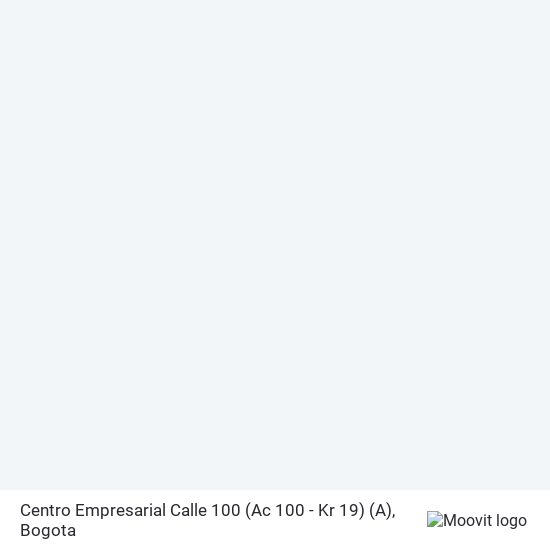 Mapa de Centro Empresarial Calle 100 (Ac 100 - Kr 19) (A)