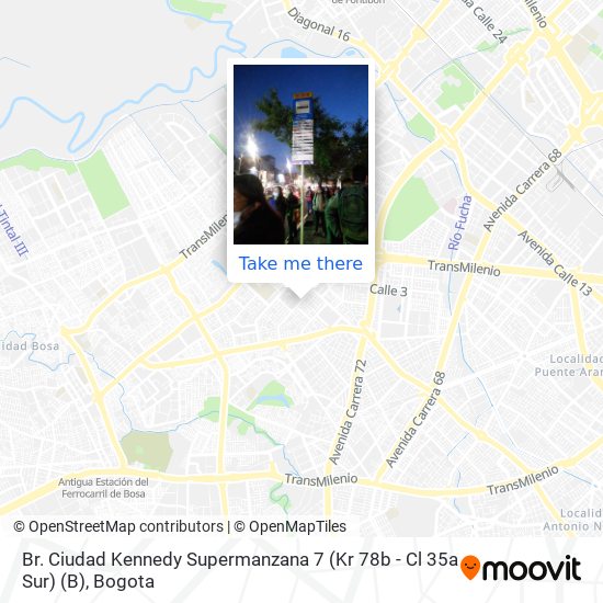 Br. Ciudad Kennedy Supermanzana 7 (Kr 78b - Cl 35a Sur) (B) map