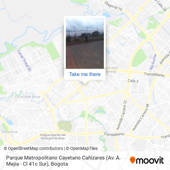 Parque Metropolitano Cayetano Cañizares (Av. A. Mejía - Cl 41c Sur) map