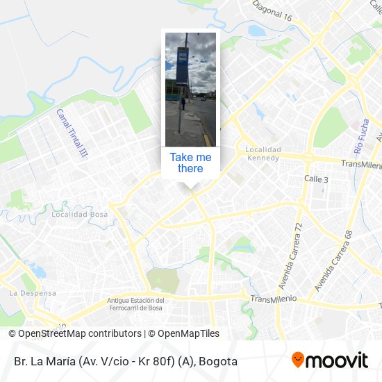 Br. La María (Av. V / cio - Kr 80f) (A) map