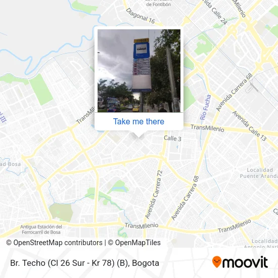 Br. Techo (Cl 26 Sur - Kr 78) (B) map