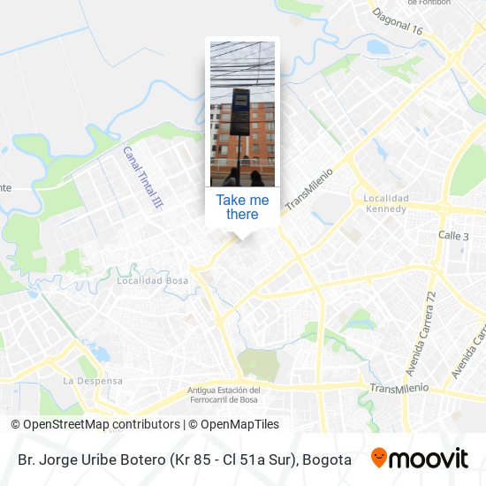 Br. Jorge Uribe Botero (Kr 85 - Cl 51a Sur) map