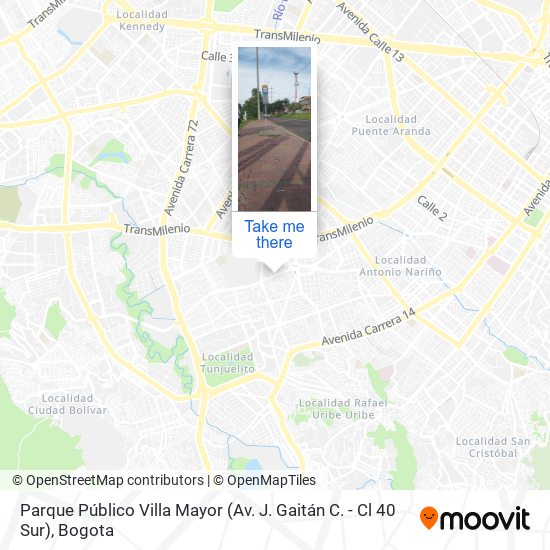 Parque Público Villa Mayor (Av. J. Gaitán C. - Cl 40 Sur) map