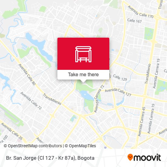 Mapa de Br. San Jorge (Cl 127 - Kr 87a)