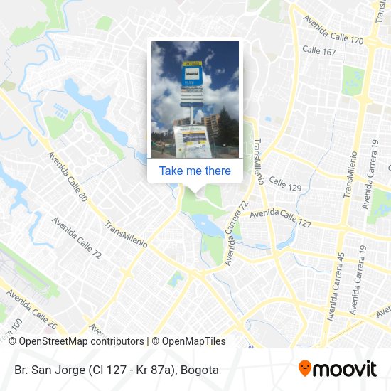 Br. San Jorge (Cl 127 - Kr 87a) map