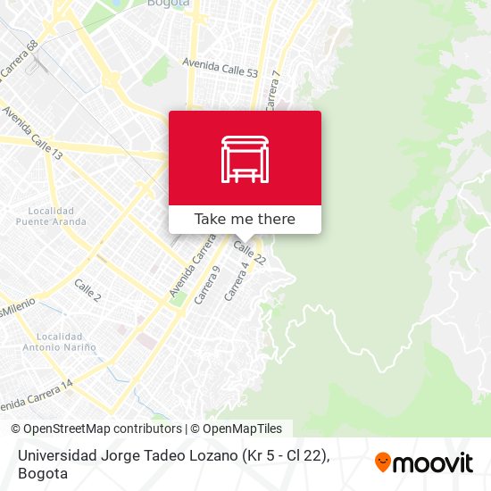 Universidad Jorge Tadeo Lozano (Kr 5 - Cl 22) map