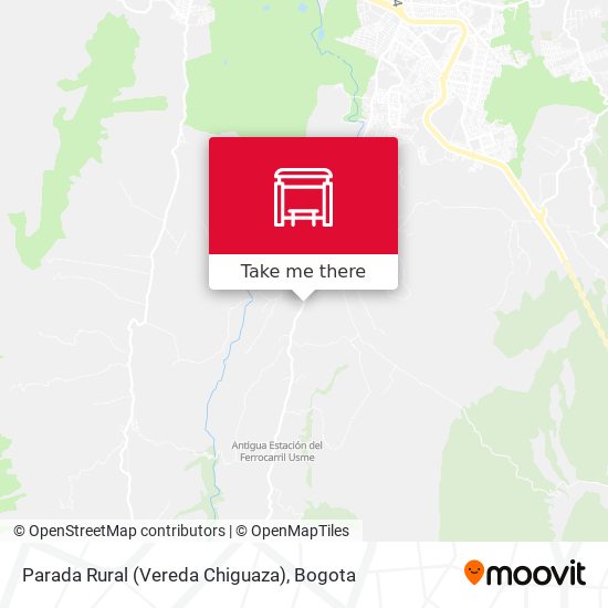 Mapa de Parada Rural (Vereda Chiguaza)