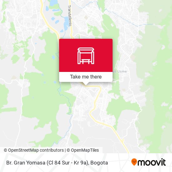 Br. Gran Yomasa (Cl 84 Sur - Kr 9a) map