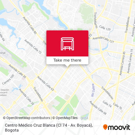 Centro Médico Cruz Blanca (Cl 74 - Av. Boyacá) map