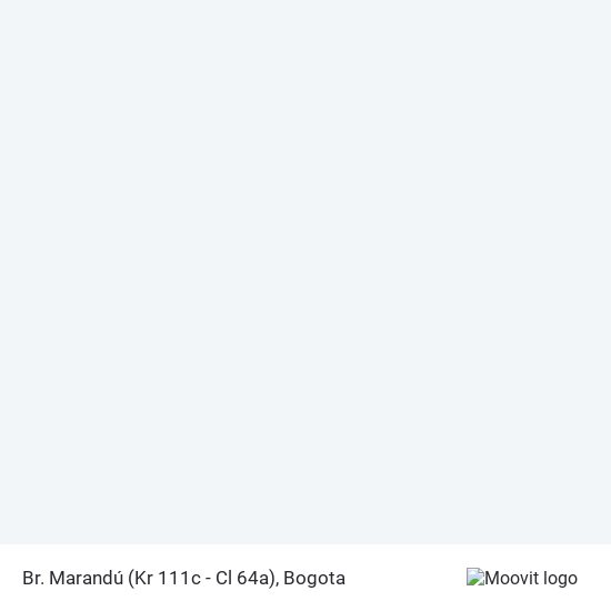 Br. Marandú (Kr 111c - Cl 64a) map