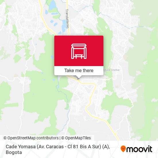 Cade Yomasa (Av. Caracas - Cl 81 Bis A Sur) map