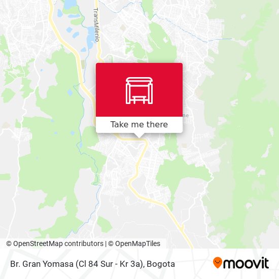 Br. Gran Yomasa (Cl 84 Sur - Kr 3a) map