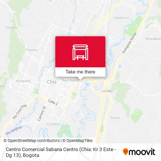Centro Comercial Sabana Centro (Chía: Kr 3 Este - Dg 13) map