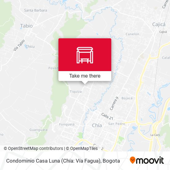 Condominio Casa Luna (Chía: Vía Fagua) map