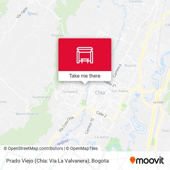 Prado Viejo (Chía: Vía La Valvanera) map