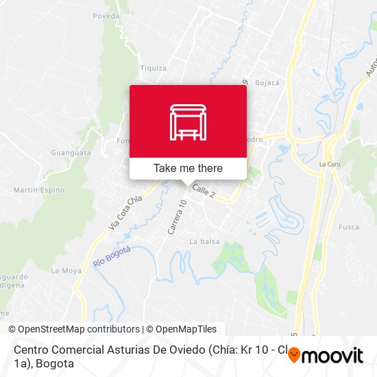 Centro Comercial Asturias De Oviedo (Chía: Kr 10 - Cl 1a) map