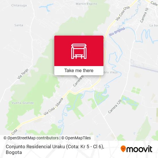 Conjunto Residencial Uraku (Cota: Kr 5 - Cl 6) map