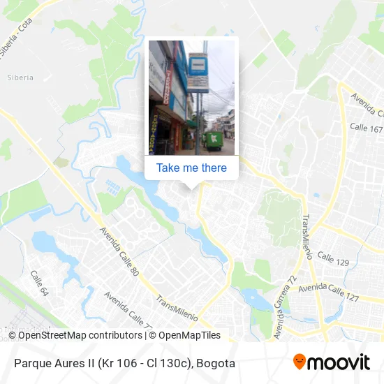 Mapa de Parque Aures II (Kr 106 - Cl 130c)
