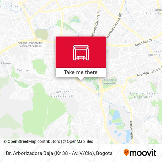 Br. Arborizadora Baja (Kr 38 - Av. V / Cio) map