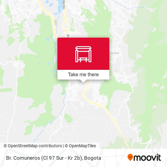 Mapa de Br. Comuneros (Cl 97 Sur - Kr 2b)