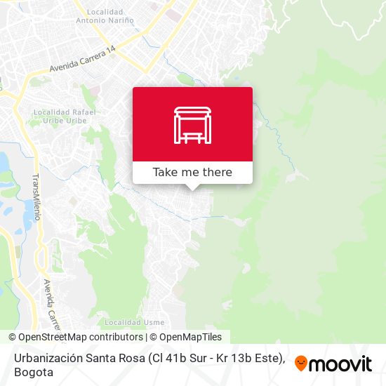 Urbanización Santa Rosa (Cl 41b Sur - Kr 13b Este) map