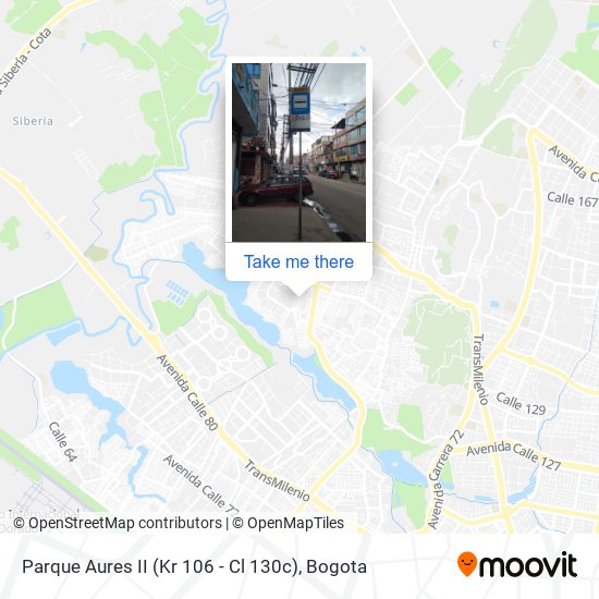 Mapa de Parque Aures II (Kr 106 - Cl 130c)