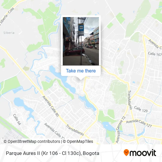 Mapa de Parque Aures II (Kr 106 - Cl 130c)