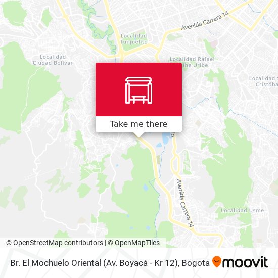 Br. El Mochuelo Oriental (Av. Boyacá - Kr 12) map
