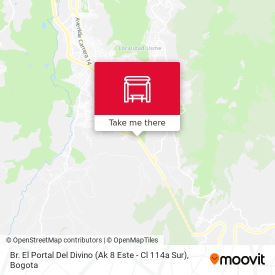 Mapa de Br. El Portal Del Divino (Ak 8 Este - Cl 114a Sur)