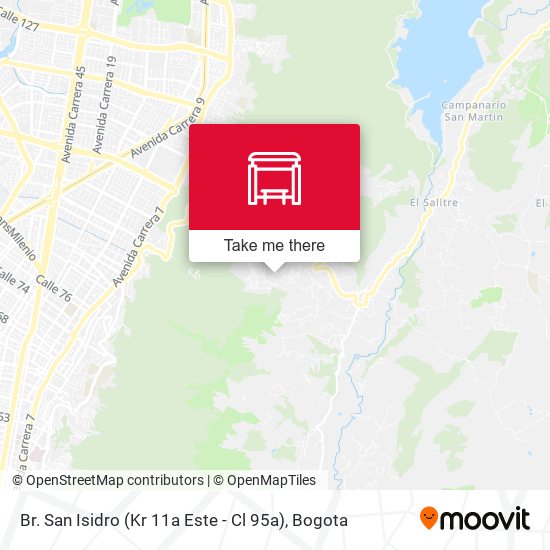 Br. San Isidro (Kr 11a Este - Cl 95a) map