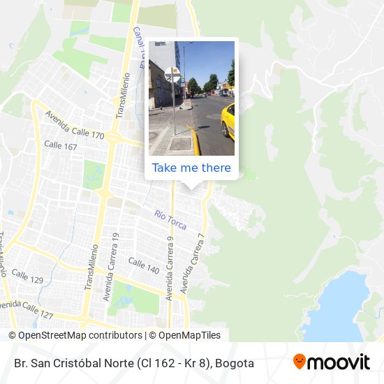 Br. San Cristóbal Norte (Cl 162 - Kr 8) map