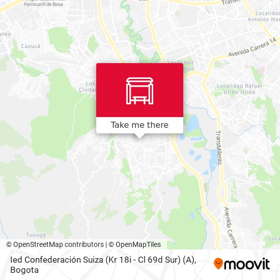 Mapa de Ied Confederación Suiza (Kr 18i - Cl 69d Sur) (A)