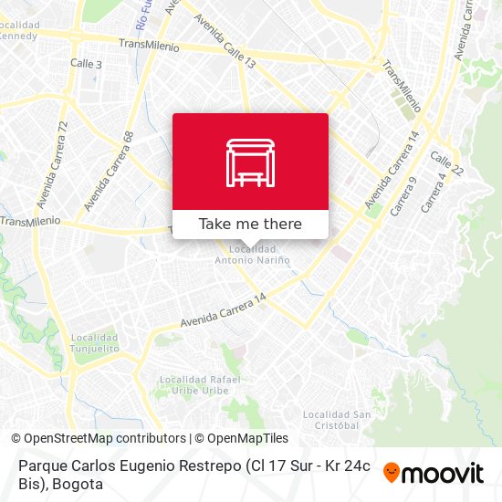 Parque Carlos Eugenio Restrepo (Cl 17 Sur - Kr 24c Bis) map