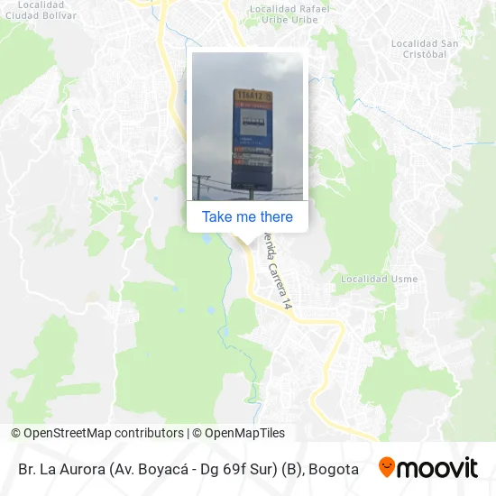 Br. La Aurora (Av. Boyacá - Dg 69f Sur) (B) map