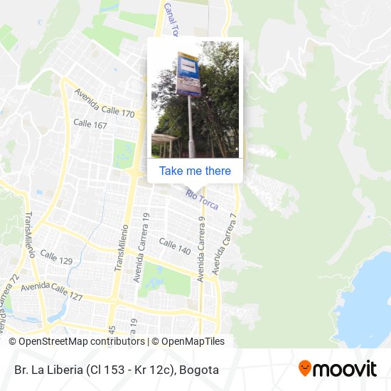 Br. La Liberia (Cl 153 - Kr 12c) map