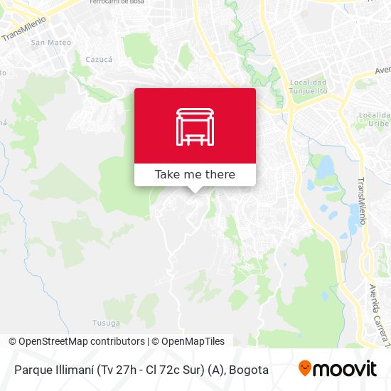 Parque Illimaní (Tv 27h - Cl 72c Sur) (A) map