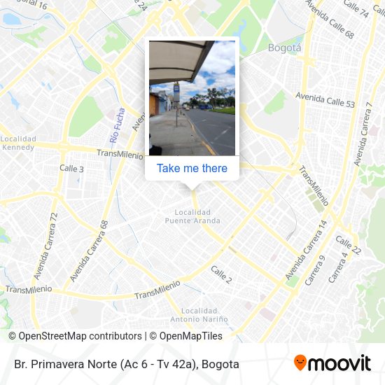 Br. Primavera Norte (Ac 6 - Tv 42a) map