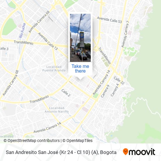 San Andresito San José (Kr 24 - Cl 10) (A) map